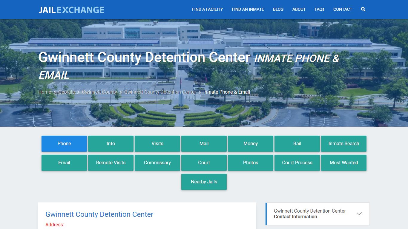 Inmate Phone - Gwinnett County Detention Center, GA - Jail Exchange